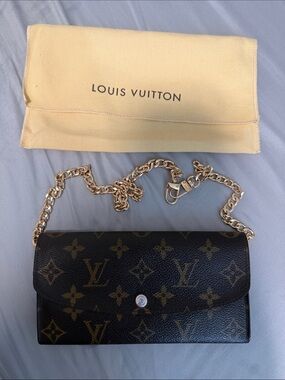 Louis Vuitton Red Monogram Sarah wallet